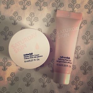 Saturday skin travel size water cream & peel gel